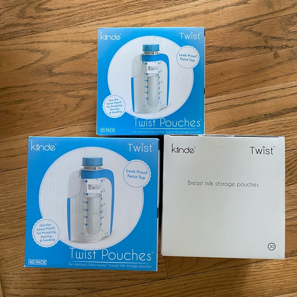 Kiinde 90 twist pouches bags (6oz)